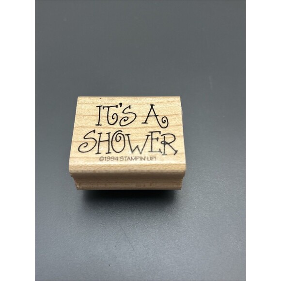 BABY SHOWER Themed Rubber Stamps Vintage Inkadink Stampin Up Anita’s 4 stamps - Picture 16 of 16